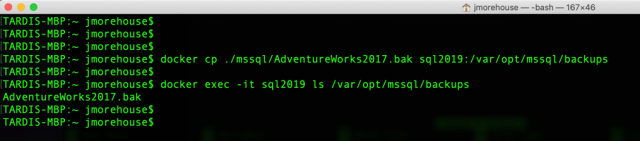 Restoring A SQL Server Database In Docker
